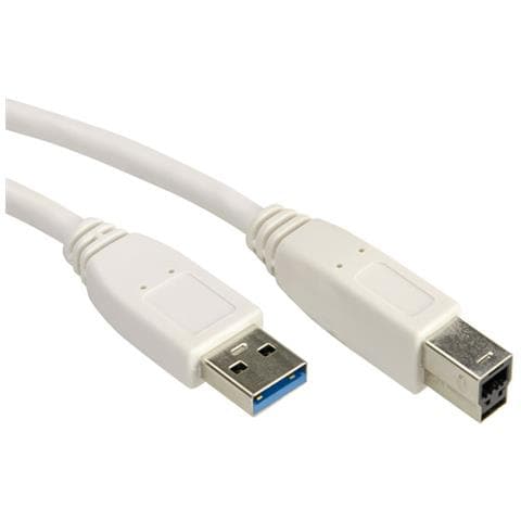 USB 3.0 Cable, Type A M - B M 0.8 m, 1,8 mm (0.0709")  - Foto 1